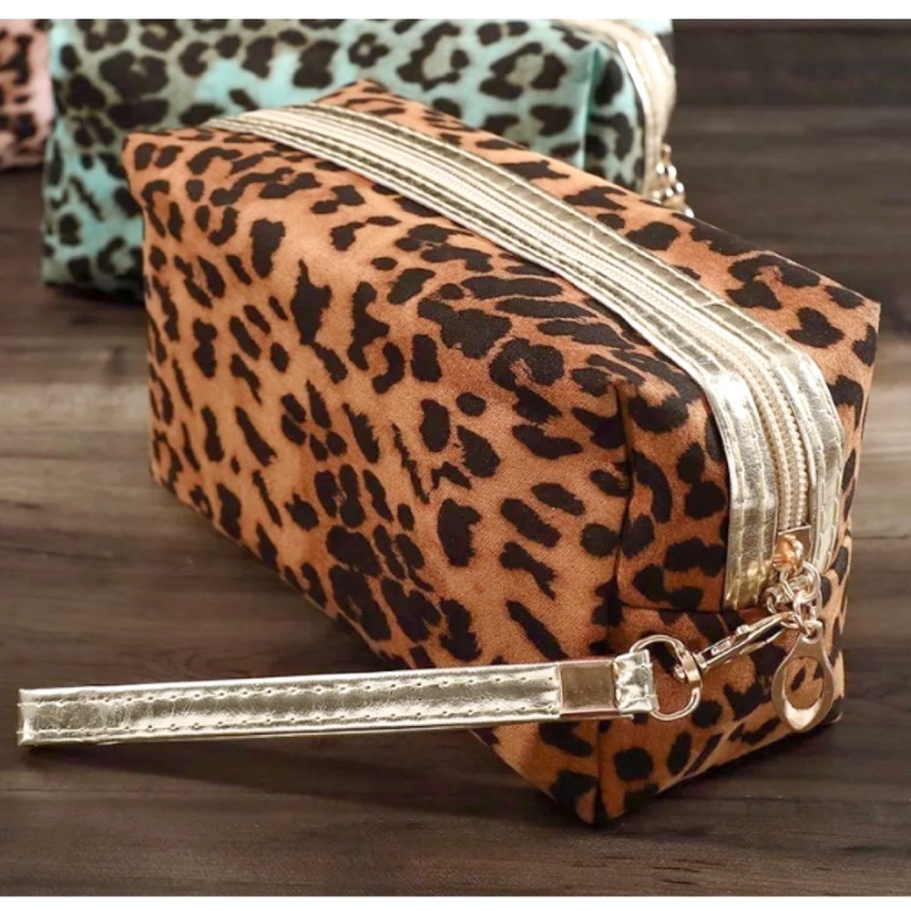 Leopard Make Up Bag